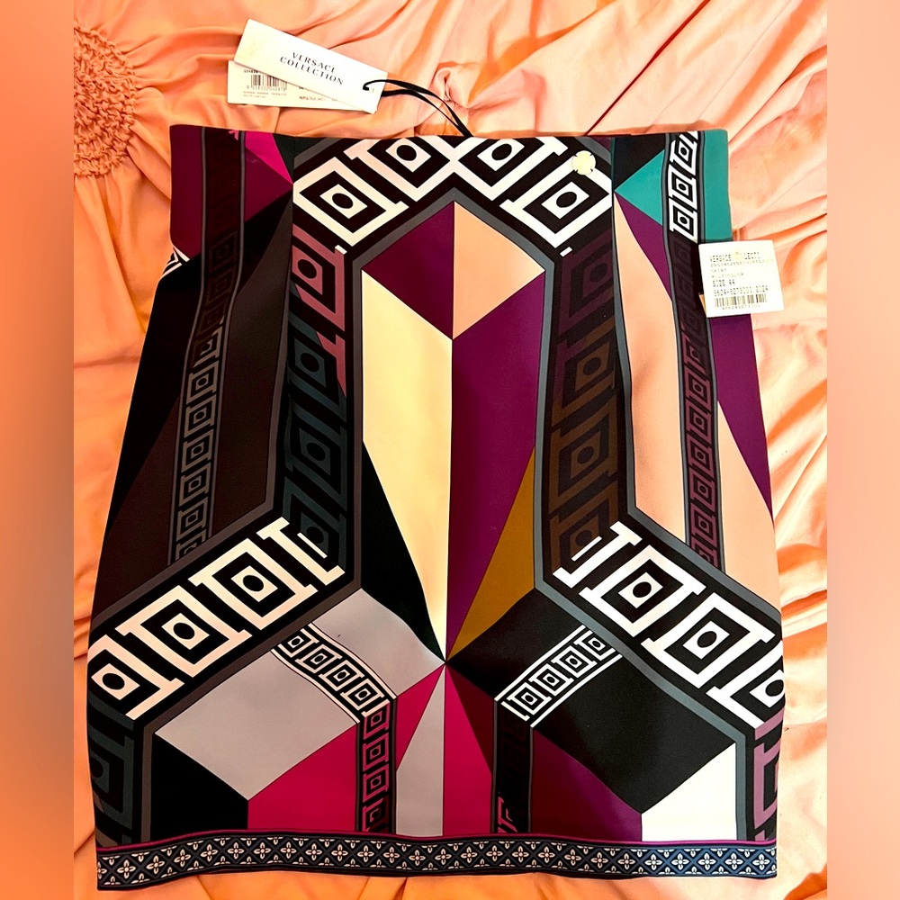 Versace Collection Multicolor Skirt